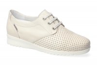 chaussure mobils lacets simea perf blanc cassé